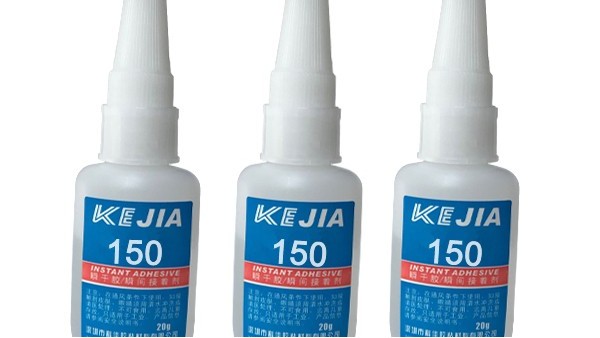 KJ-150高强度粘塑料快干胶_撕拉测试可达破材效果